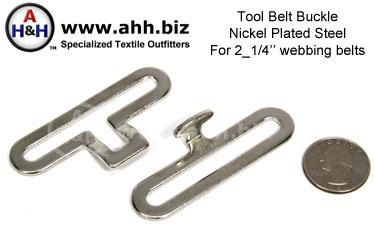 Steel Tool Belt Buckle for 2_1/4″ web belts