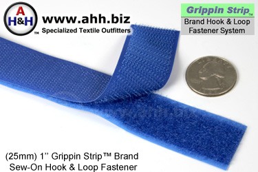 Grippin Strip™ Brand Hook and Loop Fastener Strip 25mm - similar to VELCRO®