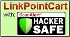This site uses LinkPointCart - credit card processing and customer information modules of this website are Tested and Certified Daily to pass the FBI/SANS Internet Security test.