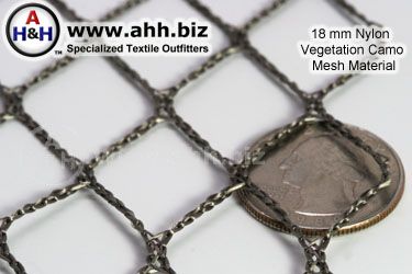 18mm Vegetation Camo Mesh knitted camouflage netting material