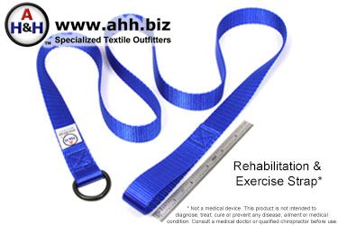 Blue Rehabilitation & Exercise Strap