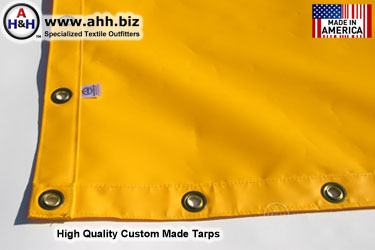Custom made Mesh Tarps - You design it - Select features from online menus