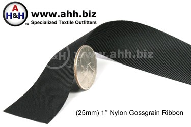 1 inch Nylon Gosgrain Ribbon