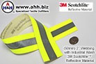Fire Resistant Aramid Backed Reflective Webbing for Industrial Uses with 3M Scotchlite™ - 50mm