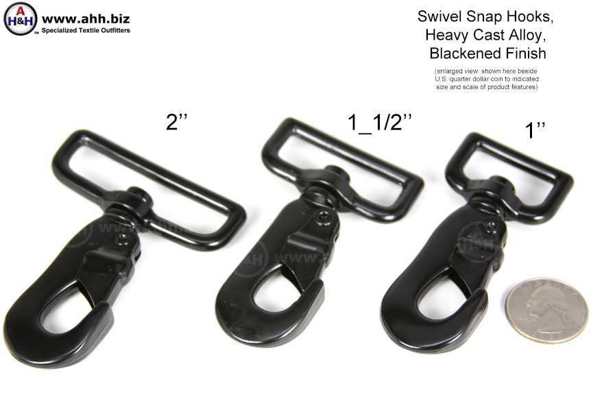 80mm Heavy Duty Square Eye Swivel Snap Hook Black Metal Swivel Snap Hooks -  China Snap Hooks, Eye Swivel Snap Hook