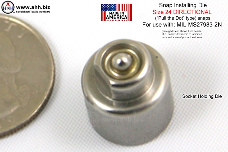 Professional Snap Setting tool for Mil-Spec Snap Fasteners