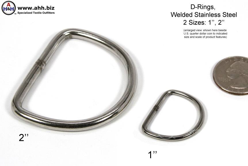 1 and 2 D-rings